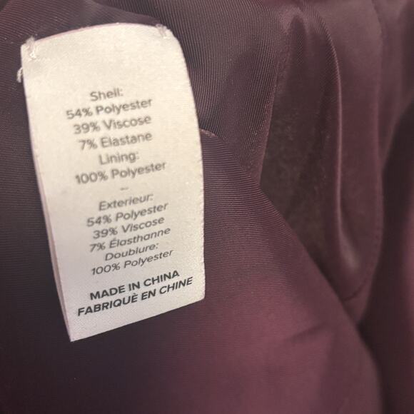 Cinq a Sept Dress Womens 6 Burgundy Halter Sleeveless Mini Bodycon Cocktail - Picture 10 of 11